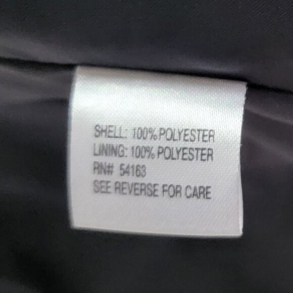 CALVIN KLEIN | Navy Blue Calvin Klein Buttons 100% Polyester Blazer - Picture 13 of 13